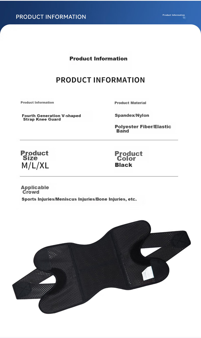 Chidong Meniscus Injury Knee Brace for Running, Cycling, Badminton, Arthritis, Unisex Patellar Strap Support, Single Piece, Size L 13