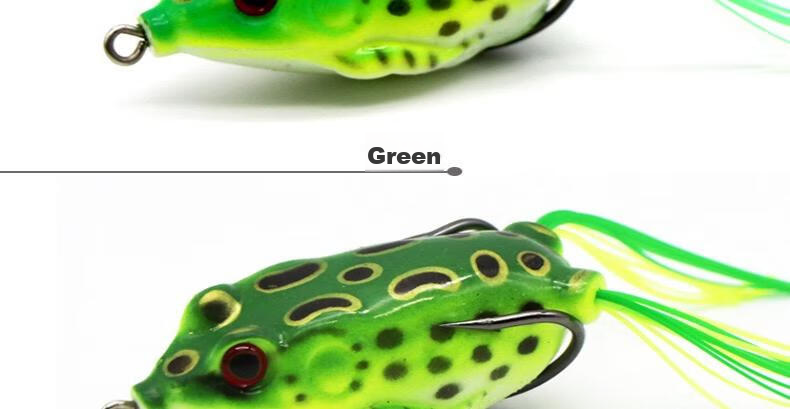 Feimiao Leiwala Lure Bait Set of Three (Large, Medium, And Small) Long-Casting Bionic Frog Lure for Targeting Black Fish, Specialized Artificial Bait 11