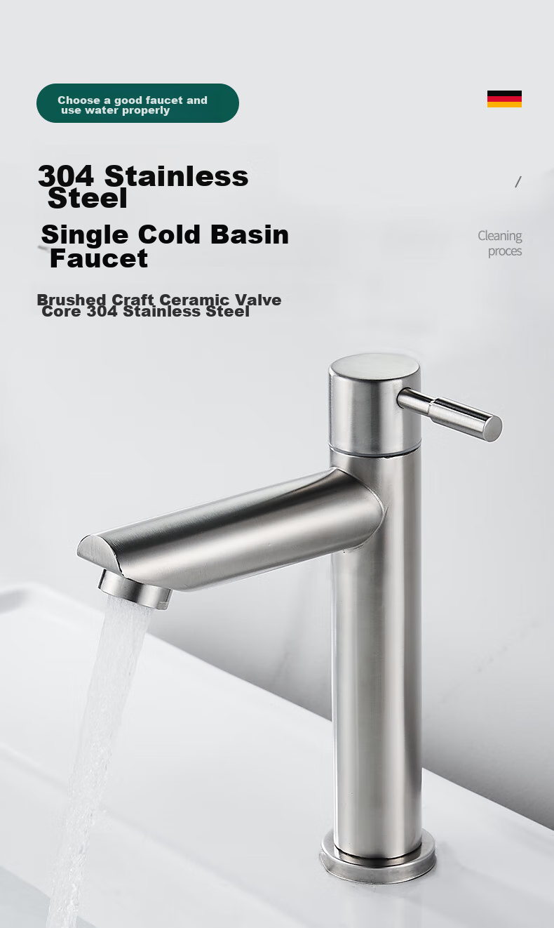 BSITN Above Counter Basin Faucet Hot and Cold Mixer Tap Bathroom Vanity Elevated Faucet BM001 2