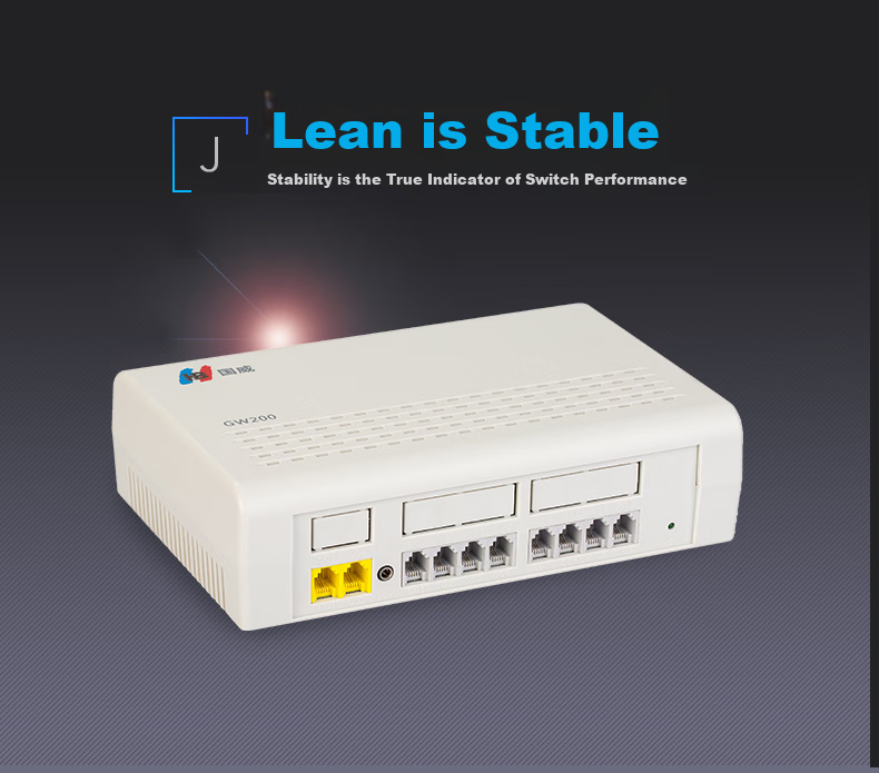 Guowei GW200 Programmable Telephone Exchange System, 2 Lines In And 8 Out, Group Enterprise Main Line, Internal Extension, Small Number of Lines, Small Business Desktop Voice Navigation, Plug-And Exchange System 10