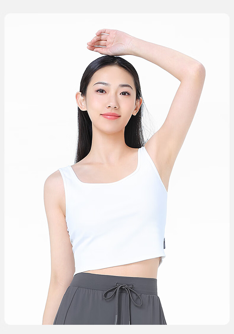 CAMEL Women's Yoga Tank Top, Breathable Quick-Dry Underwear, Fitness Wear for Outer Wear, Sports Beautiful Back Base Layer Y24BAVZ040 34
