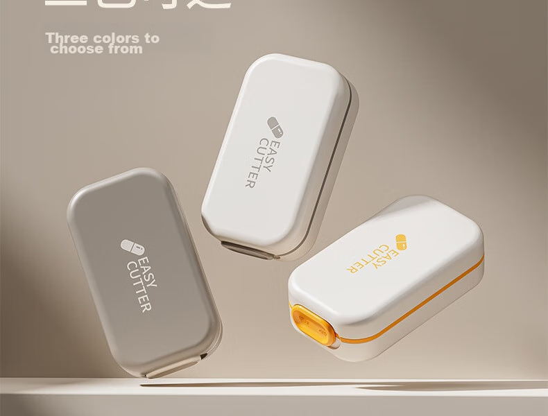 Lehuolvxing Pill Cutter, Tablet Splitter, Medicine Dispenser, Portable Pill Box Divider, One-To And Two-To Pill Splitter 24