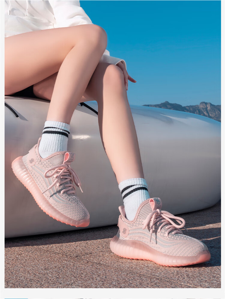 Semir Women's Coconut Shoes, Spring And Summer Lightweight Breathable Mesh Shoes, Casual Travel Shoes for Women SZY241115 Pink Size 38 7