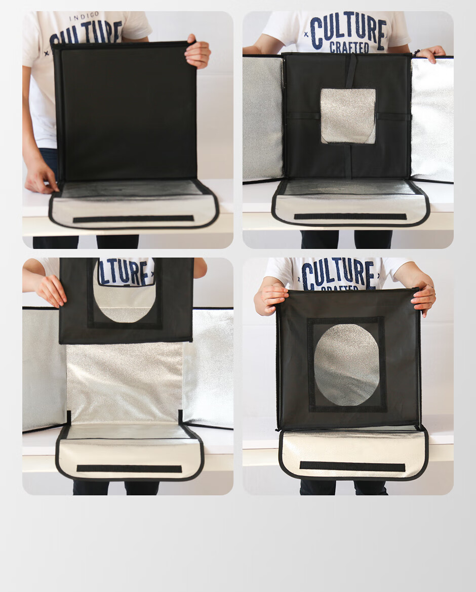 Hakutatz 40CM LED Small Photography Studio Equipment, Warm Light for Food And Jewelry, Fill Light Kit, Product Shooting, Still Life Photography, Softbox Lighting Equipment, Props 14