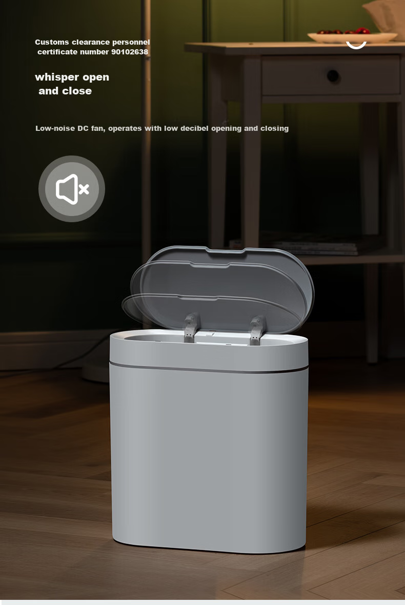 JD Original Smart Sensor Trash Can, Household Bathroom Toilet Narrow Gap Kitchen Garbage Bin with Lid 10