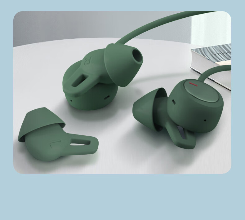 Masentek ES22 Compatible with Huawei Freelace Pro Bluetooth Earphones, Ear Tips And Earbuds, 2 HUAWEI Soft Silicone Covers Replacement Accessories, Sports Anti-Slip, Small Green Size, 1 Pair 10