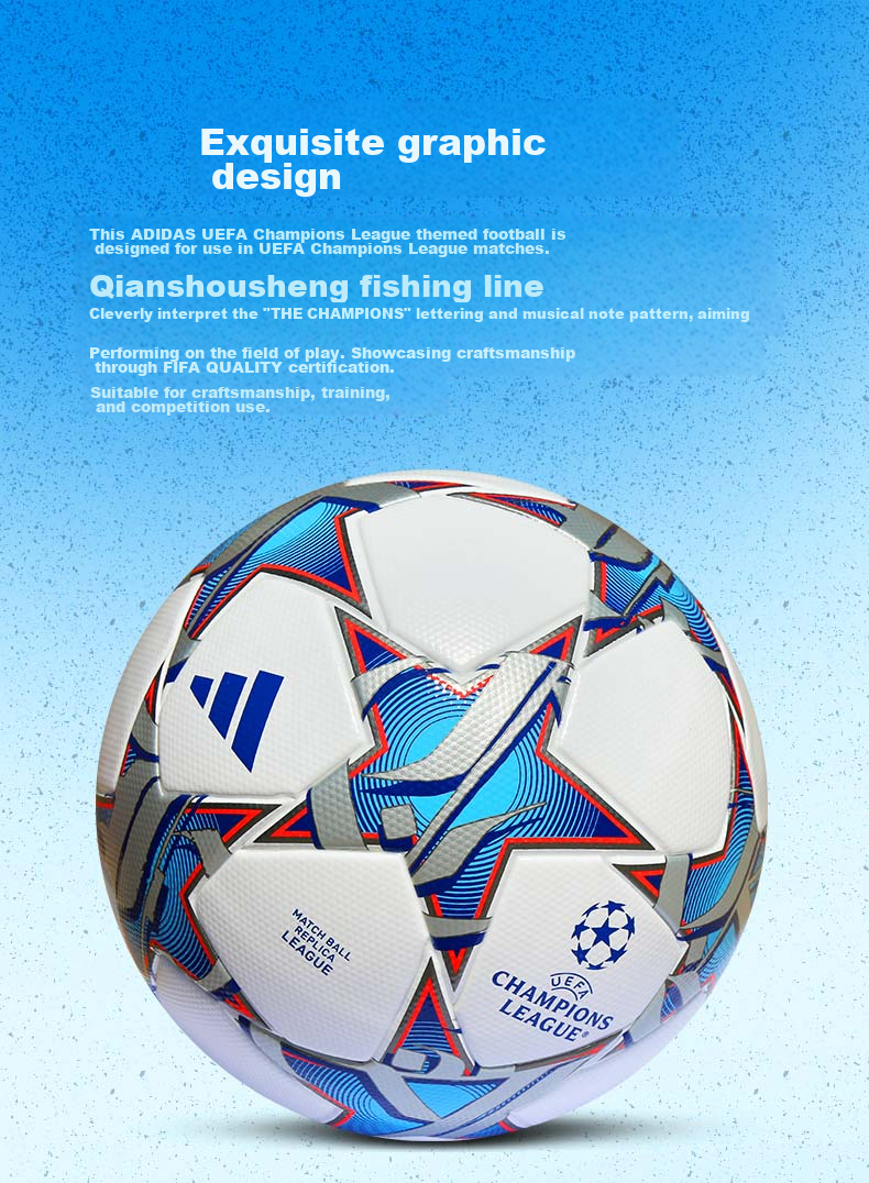 Adidas UCL LGE F UEFA Champions League Training Soccer Ball Size 5 JX9095 3