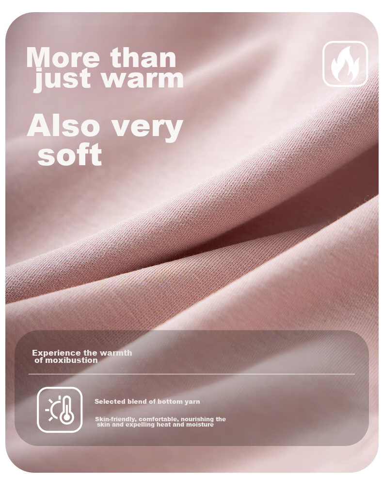 Yiershuang [Containing Cashmere And Silk] Women's Thermal Underwear Set, Cotton Base Layer Autumn Top And Pants for Wome 12