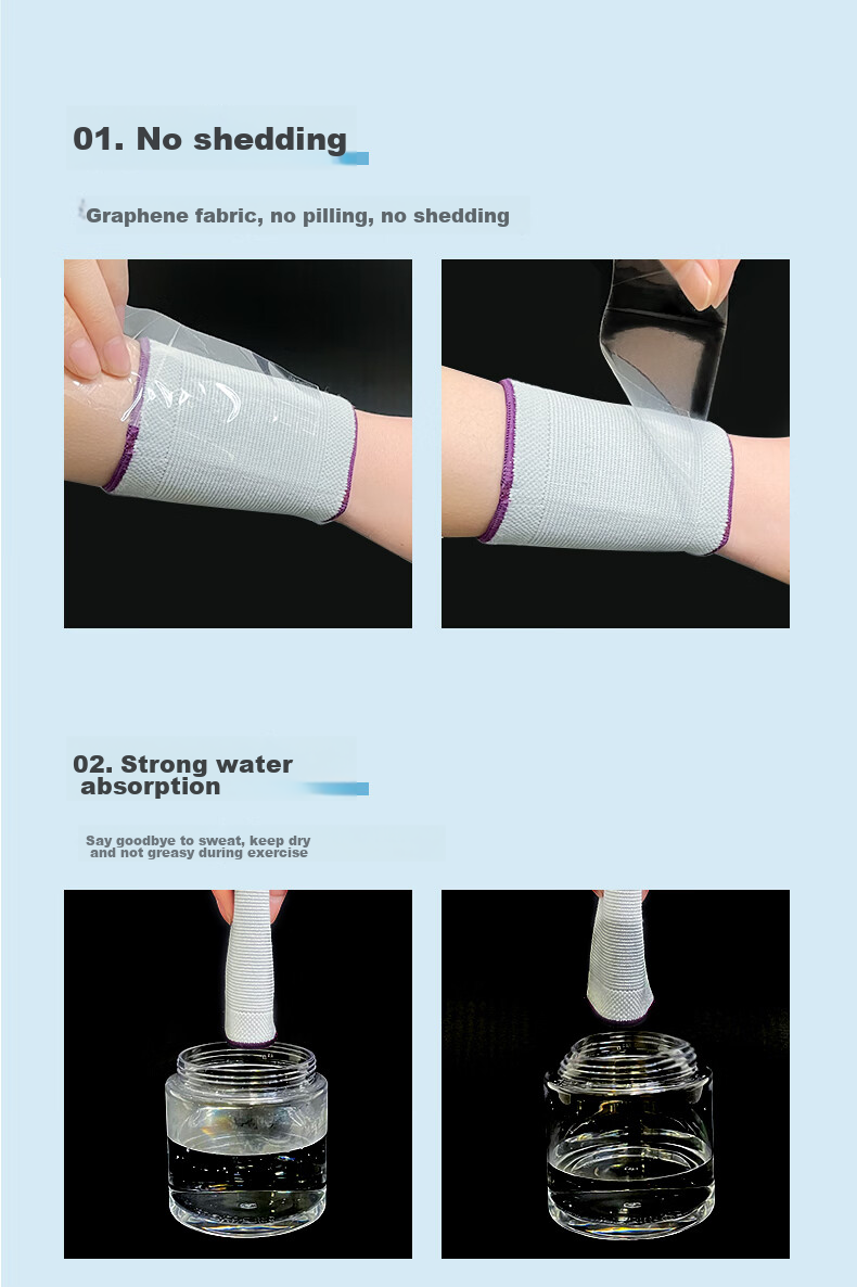 AiHuJia Sports Wristband, Fitness Sweat-Absorbing Basketball Sports Anti-Sprain Brace, Tendonitis Joint Fixation Wristband, Two-Pack 12