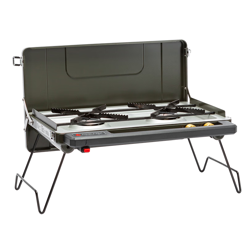 E-Rover Outdoor Gas Stove, Camping Grill, Portable Cooking Stove, Camping Cookware