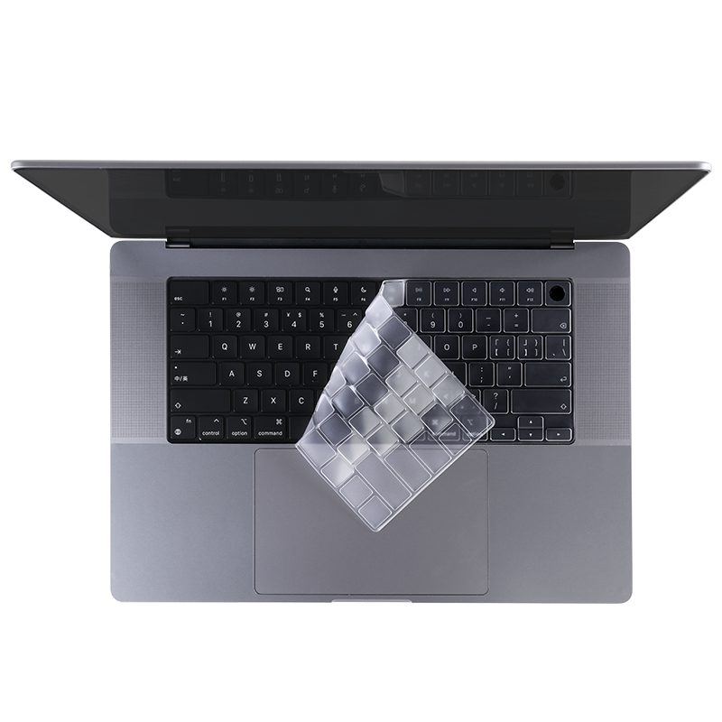Jichuan Apple MacBook Pro 16-Inch M5/4/3/2/1 Keyboard Cover, 2026/24/23 Model Laptop Keyboard Protective Film, TPU Ultra-Thin Transparent Waterproof Dust Cover