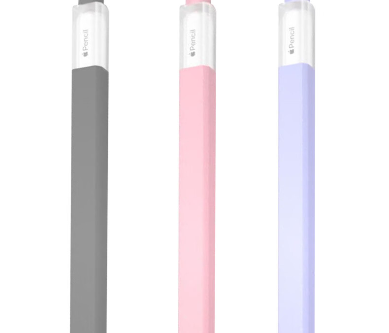 Aolang Compatible Apple Pencil Case for Apple IPad 2nd Generation Capacitive Stylus Case with Magnetic Charging, Silicone Tip Protection, Ultra-Thin Shockproof Soft Shell Upgraded Version - Starry Gray 14