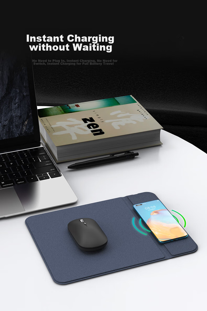 DM Daimai Large Mouse Pad 900*400, Computer Office Leather Desk Mat, Waterproof Leather Tablecloth, Desk Pad for Writing And Gaming Keyboard, MP005 3