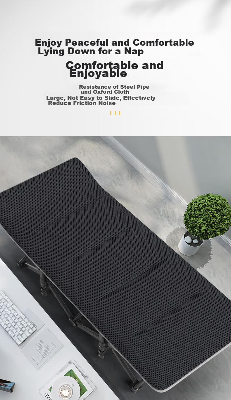 Nanjiren Folding Bed, Single Bed, Office Nap Bed, Hospital Accompanying Bed, Portable Lounge Chair, Outdoor Camping Bed 4