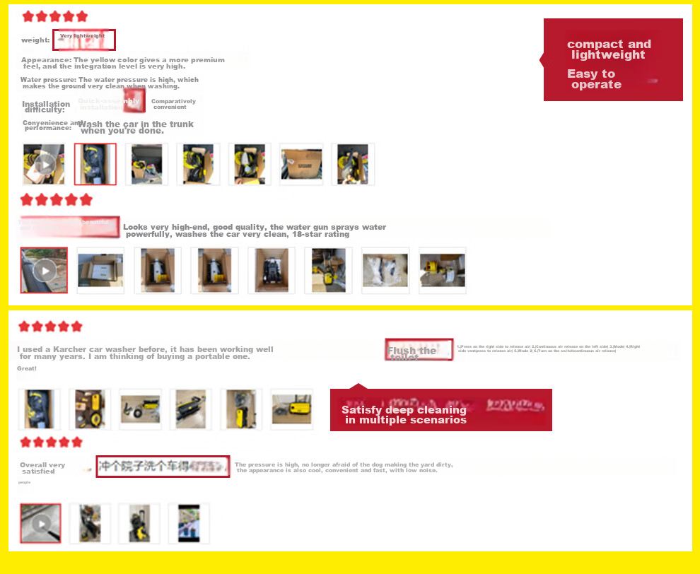 KARCHER German High-Pressure Washer, Household Car Washing Machine, Water Gun, Pump, Cleaning Machine for Floor Washing 6