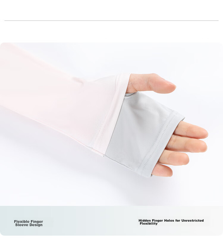 JIUMU Ice Silk Sun Protection Sleeves for Women Summer Cooling UV Protection Arm Sleeves for Driving and Cycling 23