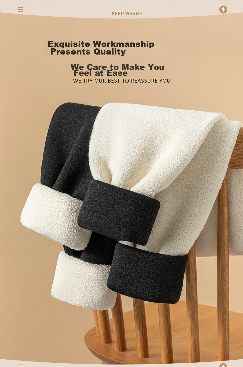 YUZHAOLIN Thick Warm Pants for Men, Autumn And Winter Fleece-Lined Trousers, Thermal Underwear, Extra-Thick Lambswool Base Layer Pants, Men's Cotton Pants 8