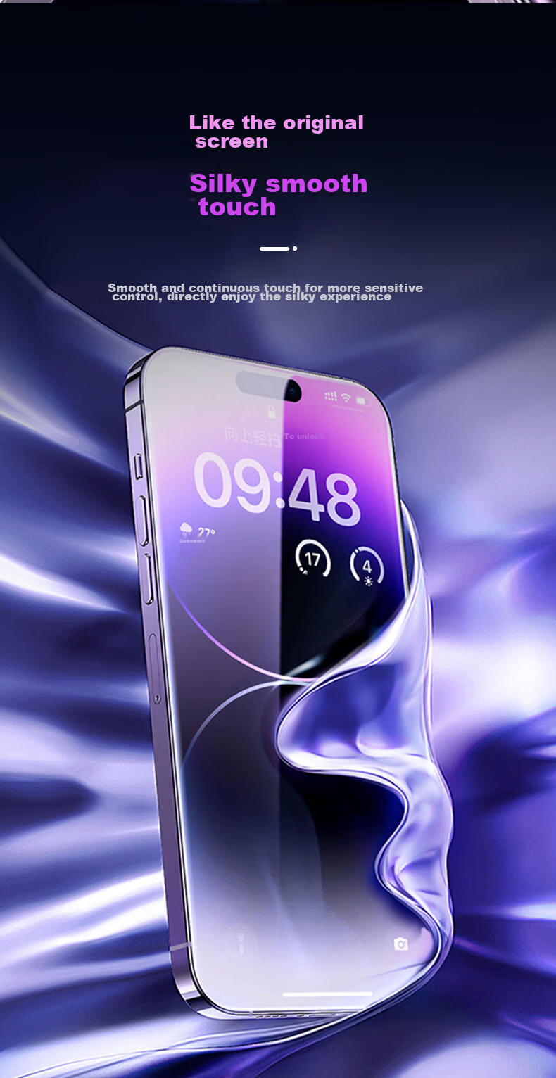 ESR [2 Pieces] Tempered Glass Screen Protector for Apple IPhone 14 Pro, High-Definition Anti-Fingerprint Full Coverage Screen Protector with Dust-Free Installation And No Case Interference 9