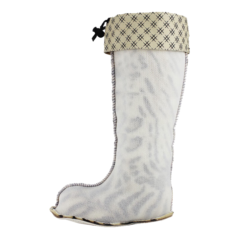 Warrior Warrior Women's Mid to High Top Cotton Rain Boot Inner Liner 8863 High Top Fleece Lining 39 (Fleece Lining Only, No Boots)