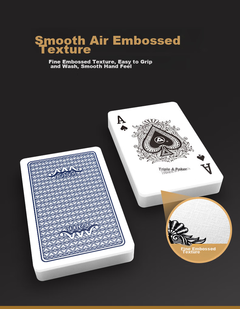 AAA Guandan Playing Cards, AAA Entertainment Playing Cards, Blue Core Paper Playing Cards, Guandan Cards for 8523 Double Decks, Blue Ten Decks 4