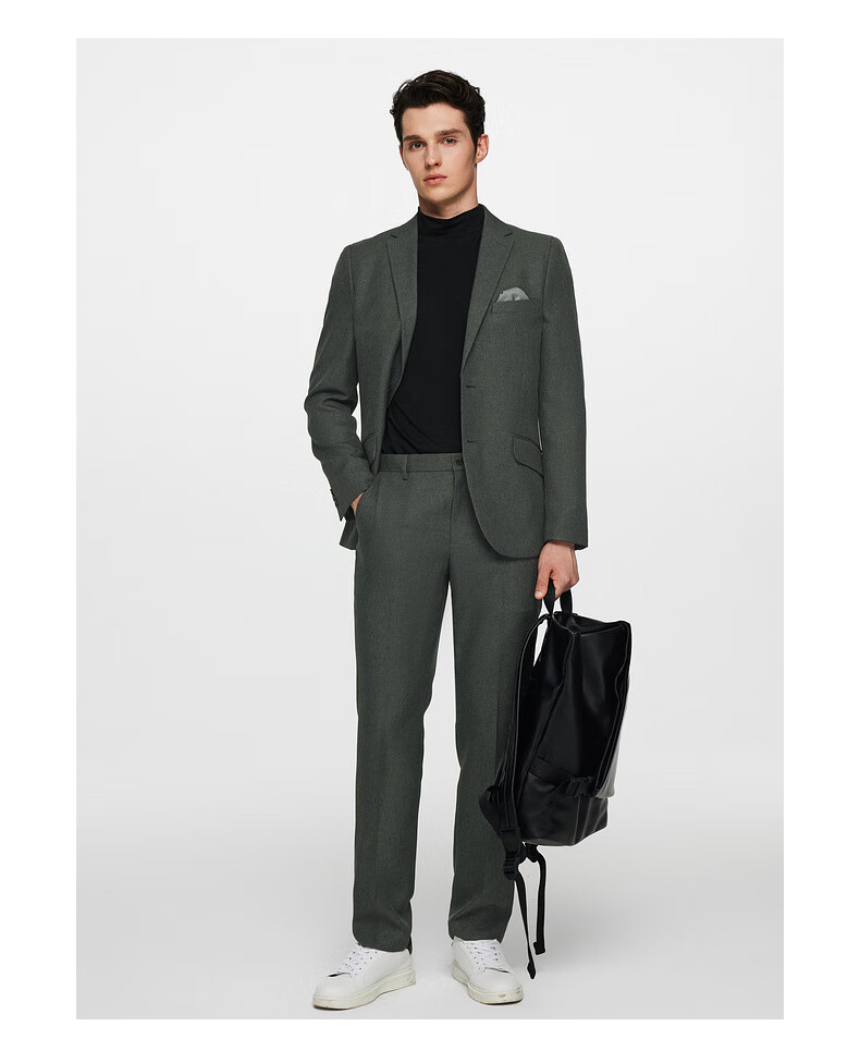 G2000 [Anti-Static] Spring And Autumn Mall Matching Business Commute Soft Comfortable Formal Dress Pants, Black, Size 32 14