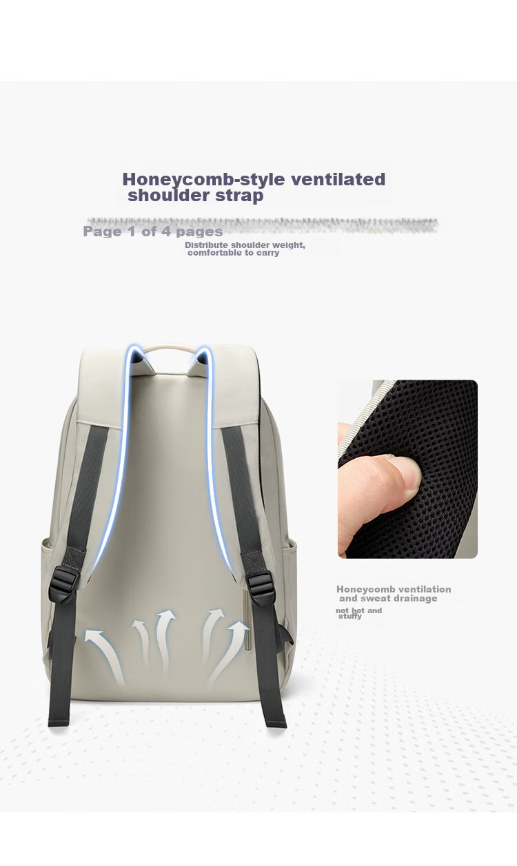 GOLF Backpack for Men And Women, Casual 15.6-Inch Laptop Bag for Middle School, High School And College Students, Travel Backpack 14