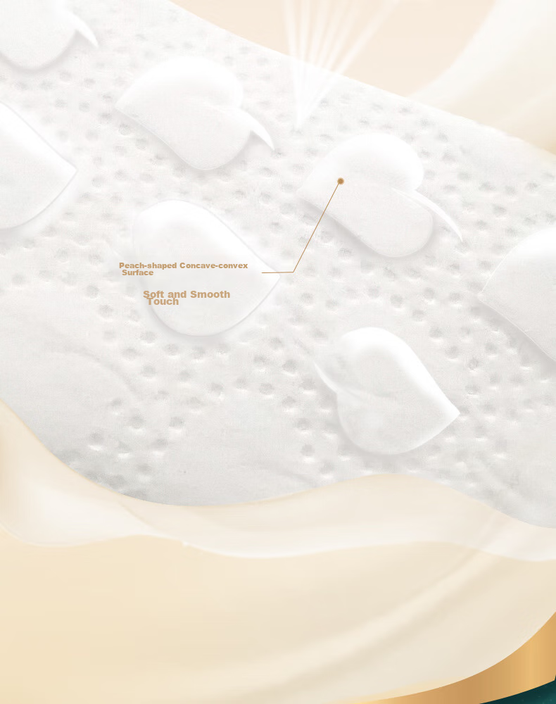 ABC Sishangmian Natural Silk Protein Essence Day And Night Sanitary Napkins Sold by JD Menstrual Pads, 9 Packs, 72 Pieces 7