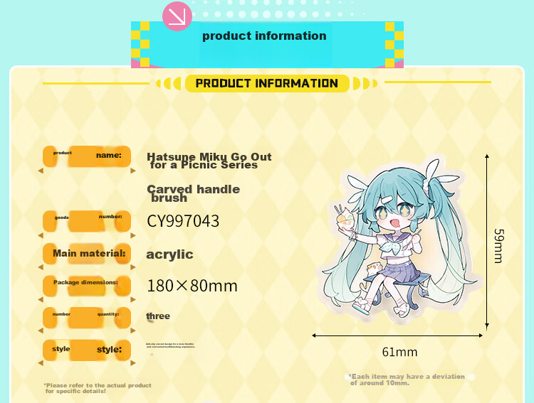 GuangBo Future Acrylic Journal Clips Stationery, Small Clip for Receipts And Bookmarks, Snack Clip for Anime Fans, 3 Green CY997043-A 3