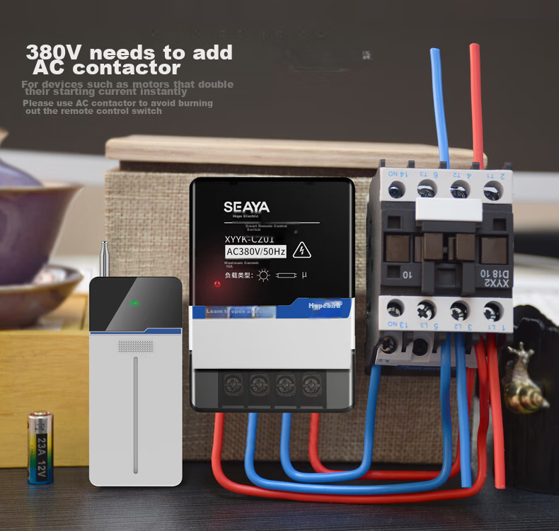 Xiya XYYKCZ01 Intelligent Wireless Remote Control Switch Water Pump Motor Submersible Pump Long-Distance Remote Controller 8