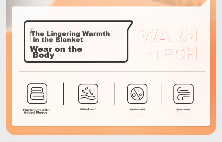 HLA [Xiaohuo-7 Fen Huo] Women's Thermal Underwear, Fleece-Lined Warm Ginger Heating Patch, Thickened Autumn Top And Pants Set 4