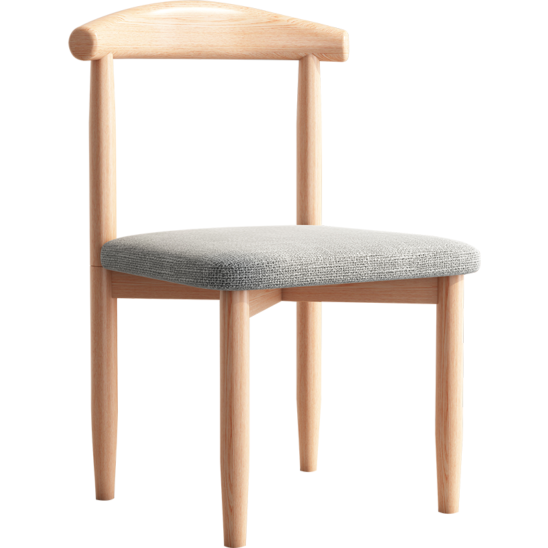Huakaizhixing Chair, Backrest Dining Chair, Home Horn Chair, Nordic Office Chair, Creative Light Luxury Dining Table Chair, CY136 Coffee Color