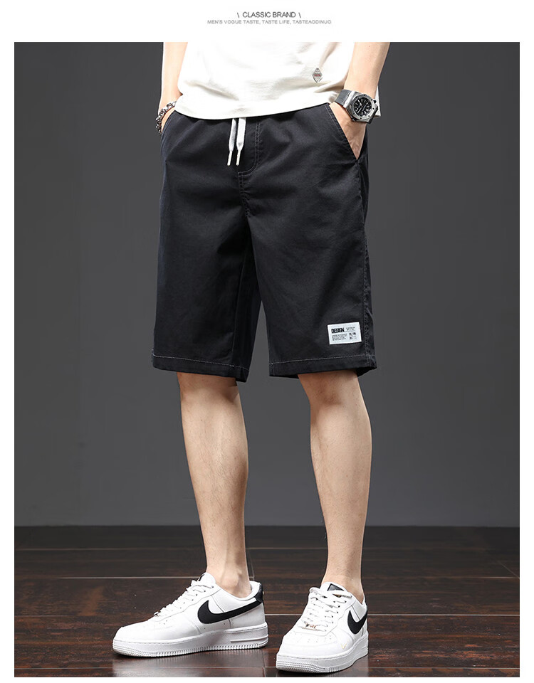 Zengzhi Summer Lightweight Men's Casual Shorts 2026 New Cargo Five-Point Straight-Leg Mid-Length Pants for Men 4