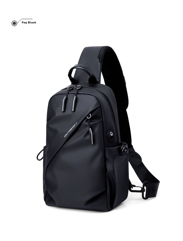GOLF Chest Bag, Men's Casual Crossbody Bag, Multifunctional Sports Shoulder Bag, Detachable Arm Bag, Water-Resistant, IPad And Phone Pouch 18