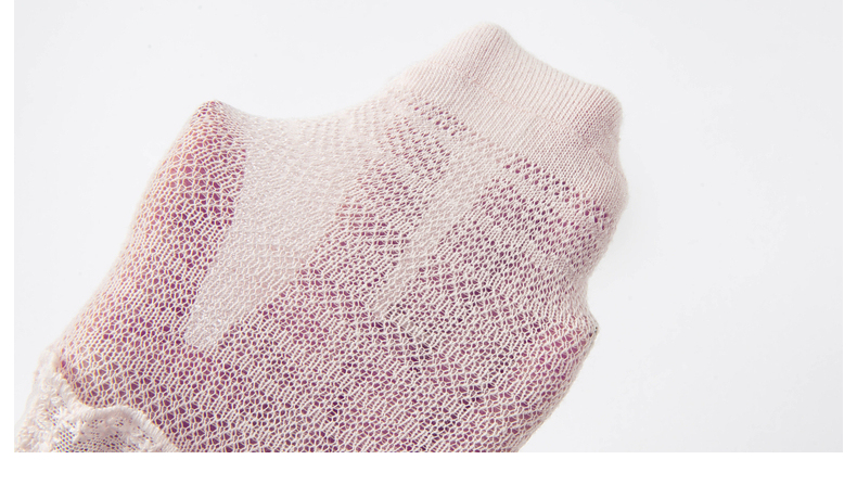 DAVE & BELLA Girls' Summer Short Socks, DB17732, Pink And White, Size 9CM 8