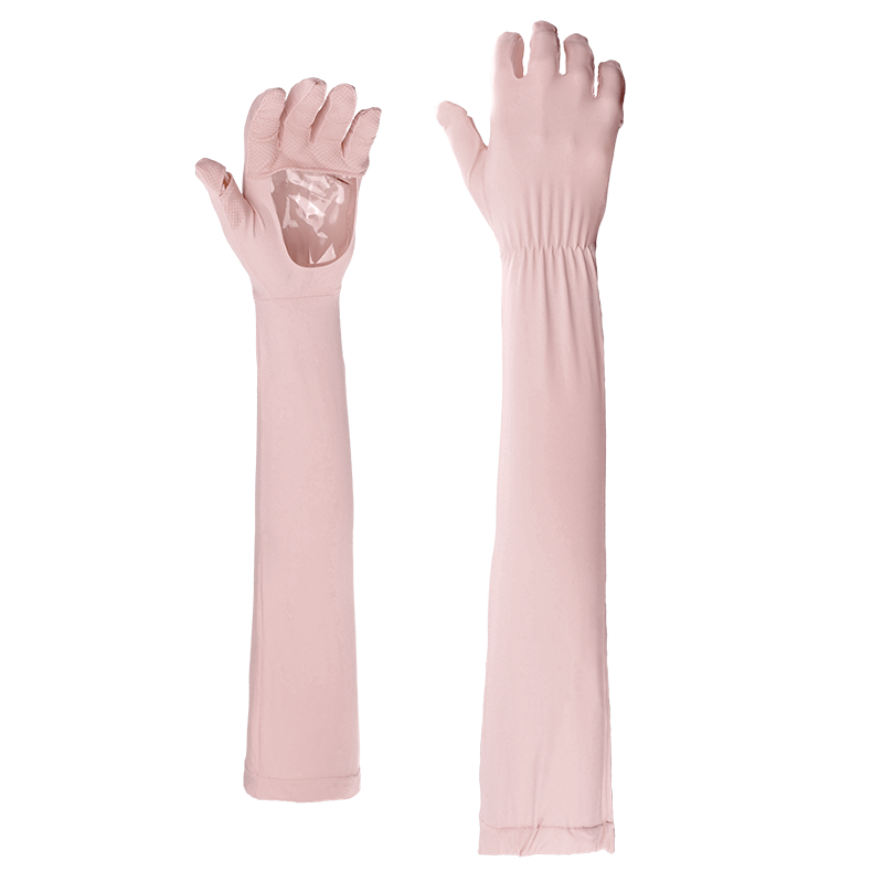 Kenmont Outdoor Sun Protection Gloves for Women, Spring And Summer Thin Arm Sleeves, UV Protection Driving Long Gloves Km-3793