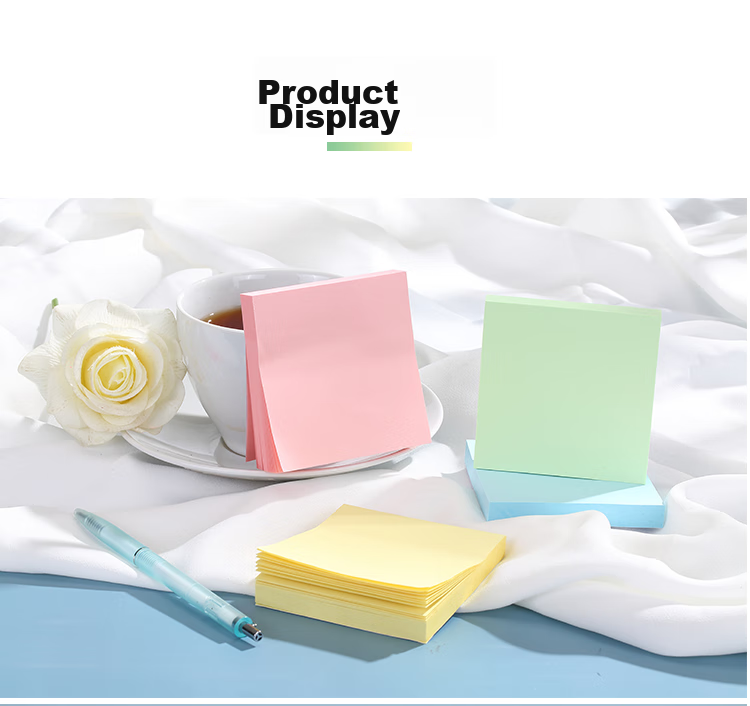 COMIX 12 Packs Colorful Sticky Notes, Adhesive Memo Pads, 76*101mm Large Size, Self-Adhesive Message Paper/Note Pads, Office Supplies, D5003 Yellow 10