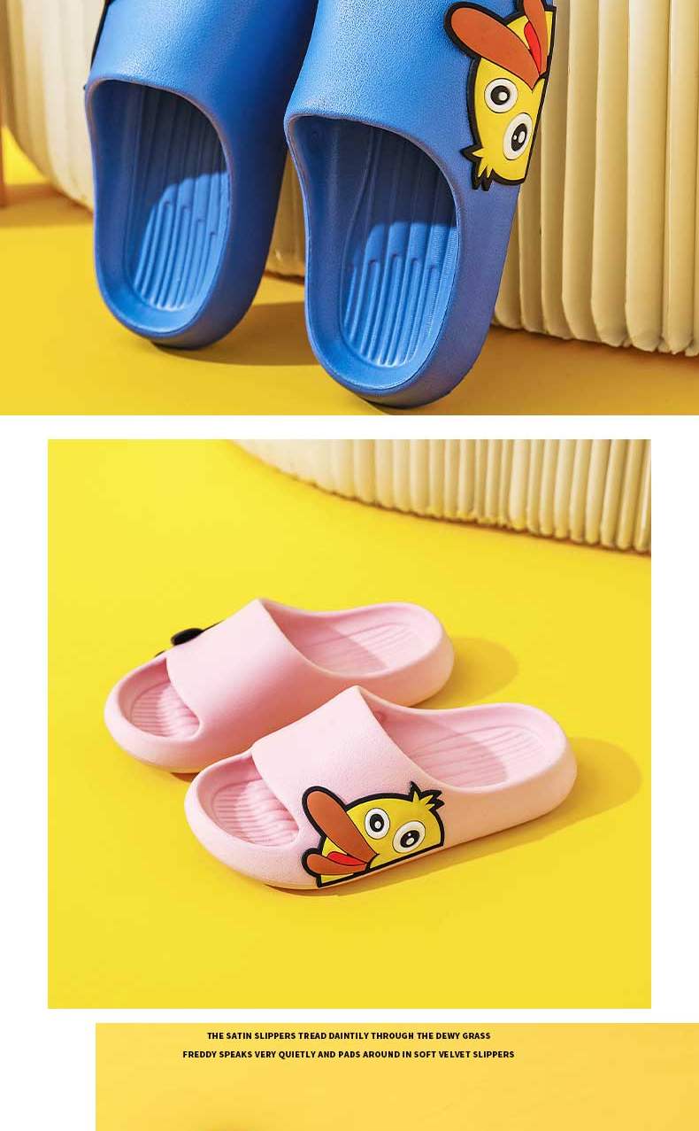 Huameijianbu Cartoon INS Style Squishy Parent-Child Indoor And Outdoor Bathroom Sandals HM3311 Black Size 40-41 13