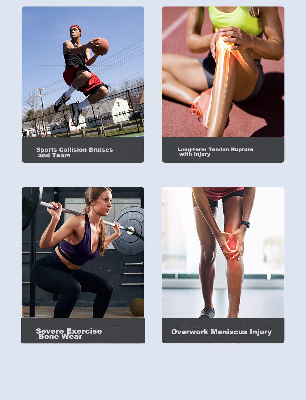 PROIRON Puli'ai Knee Brace for Sports, Men And Women's Running, Basketball, Badminton, Hiking, Specialized Patella Meniscus Support 5
