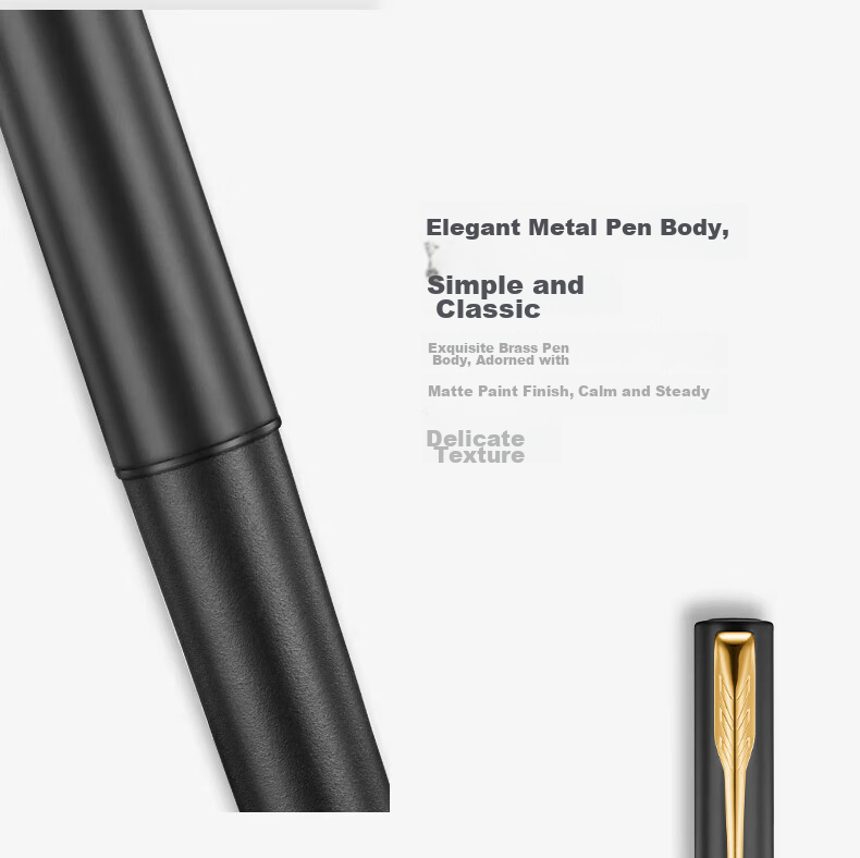 PARKER Fountain Pen, Signature Pen, Office Use, Personal Gift, Customized Set, Weiya Xl Zilang Blue Ink Pen + Mini Ink Gift Box, Mid-Autumn Festival Gift for Friends, Baitiao Discount 7