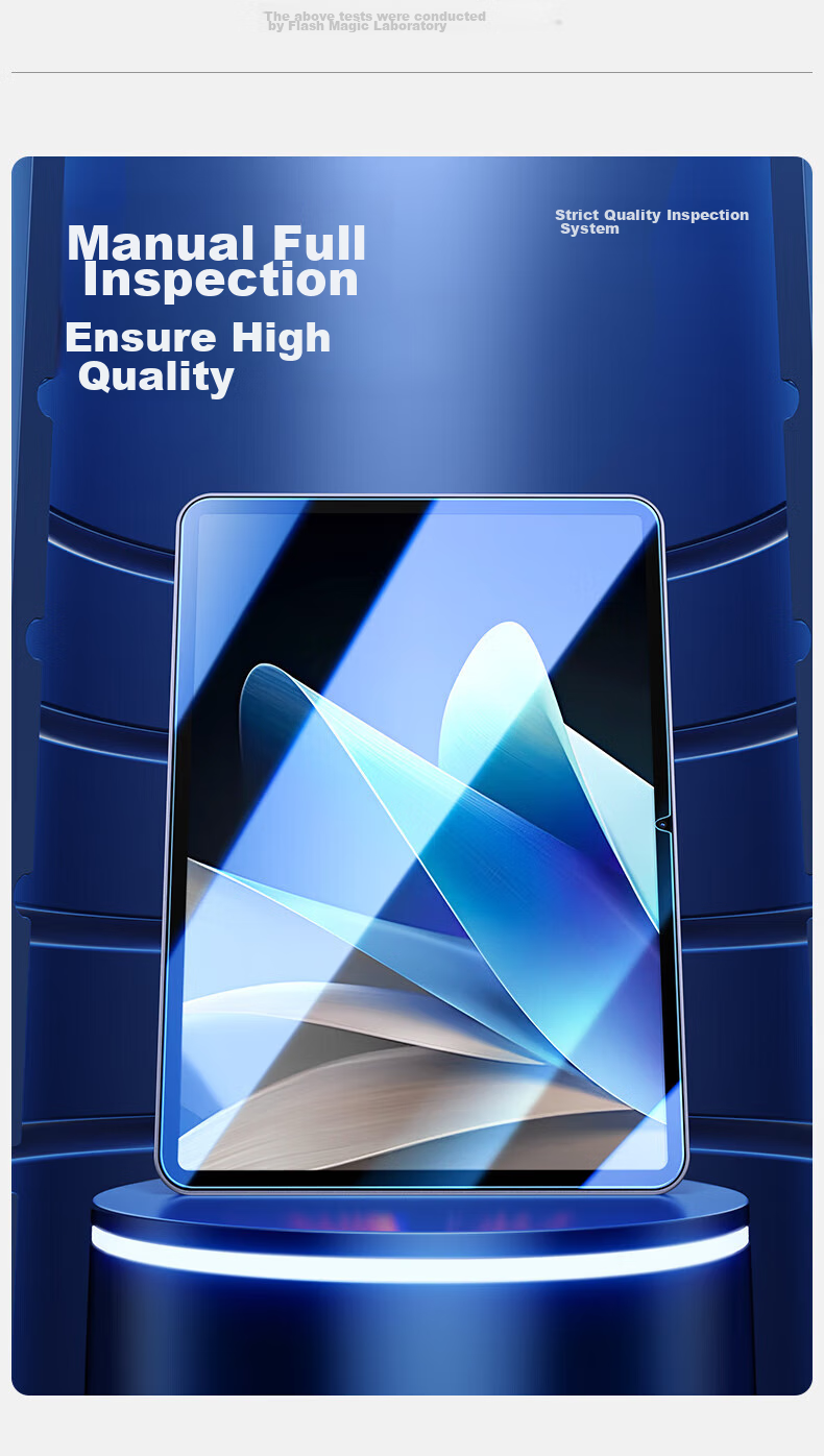 Shanmo Tempered Glass Screen Protector for iQOO Pad 6 Pro VIVO Pad 6 Pro 13.2-inch 2026 Model Anti-Fingerprint HD Tablet Film 18