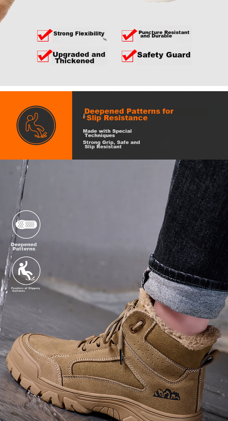 LAOGUANJIA Men's Safety Shoes, Anti-Smashing, Puncture-Resistant, 10KV Insulated Electrician Shoes, High-Top Work Safety Shoes 318 Size 36 8