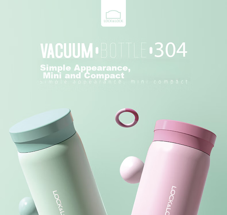 LOCK&LOCK Lightweight Portable Insulated Mug 200ml, Random Color 2
