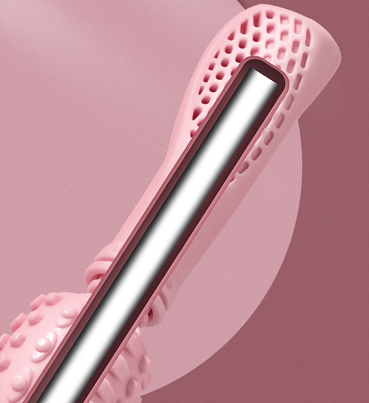 Duweike Leg Massager Roller, Circular Nine-Wheel Calf Muscle Relaxation Device, Massage Roller, Spiked Club 2