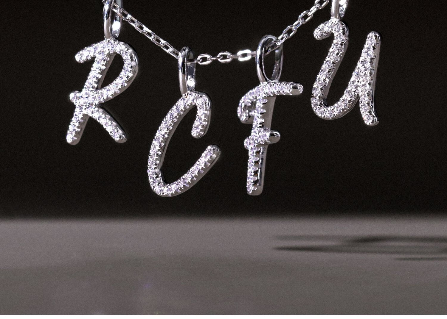 Arsis Art Letter Necklace for Women, Silver Necklace with Original Design, Fashionable And Versatile, Birthday Gift for Girlfriend 3