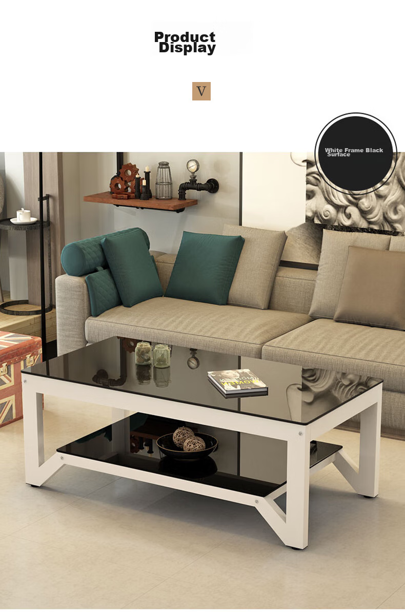 Fanshe Coffee Table, Living Room Coffee Table, Office Coffee Table, Home Living Room Glass Small Apartment Sofa Coffee Table, Modern And Simple 15