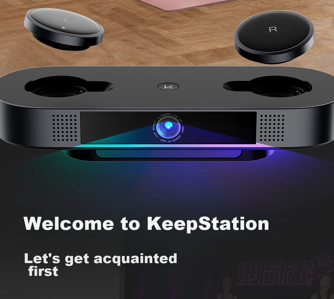 Keep Fitness Mirror Exercise Sensing Machine KS Smart Game Console with AI Guidance And Scoring, Motion Sensing Exercise Console 3