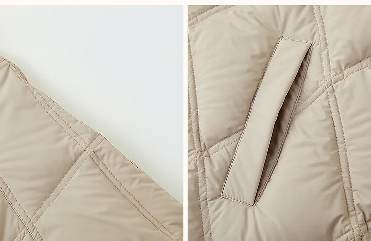 Dme [Pao Fu 0 Pressure] Winter Lightweight High Warmth 90% Duck Down A-Line Filling Versatile down Jacket for Wome 9