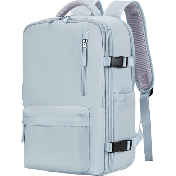 Landcase Backpack, Travel Bag for Women, Large Capacity, Shoulder Bag for Men, Short-Trip Travel Bag, Multifunctional Laptop Bag, 5162 Light Blue, Large Size