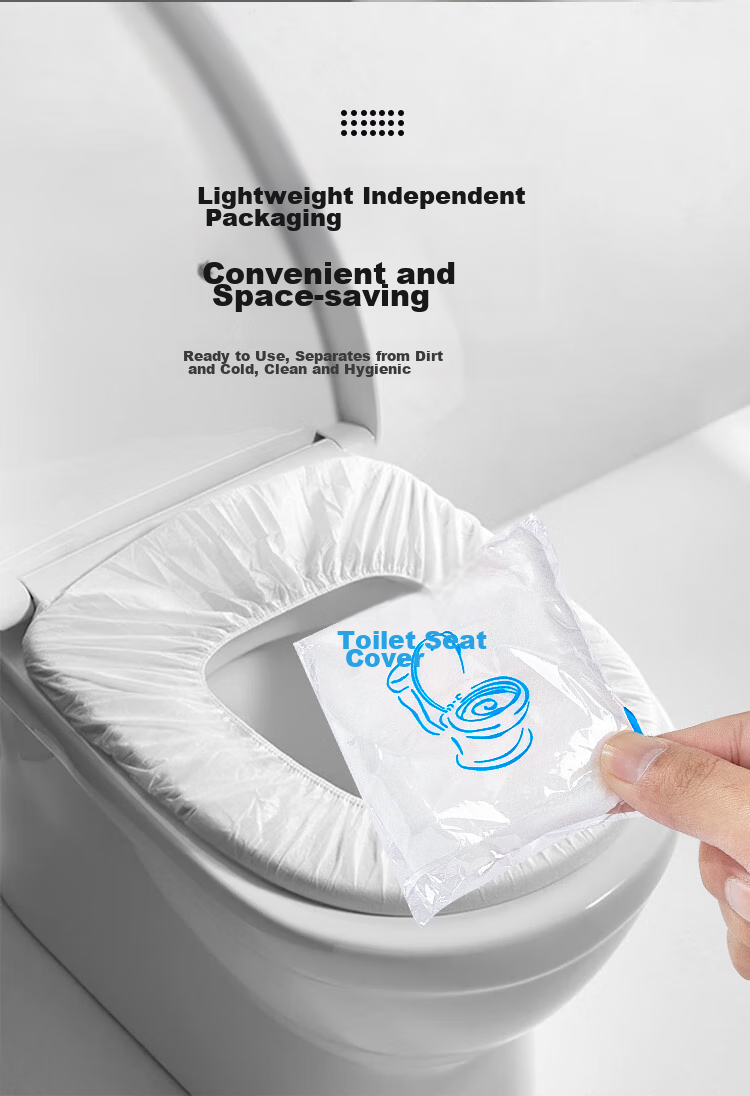 YOUAO Disposable Toilet Seat Covers, Extra Thick And Large, Individually Wrapped, 50 Pieces, Waterproof Non-Woven Paper Seat Protectors for Postpartum Wome 9