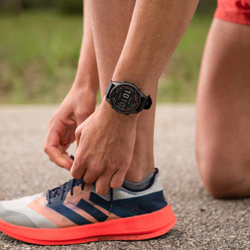 GARMIN Fenix7 Flagship Solar-Powered Heart Rate And Blood Oxygen Smartwatch for Running, Cycling, And Outdoor Sports, DLC Carbon Black